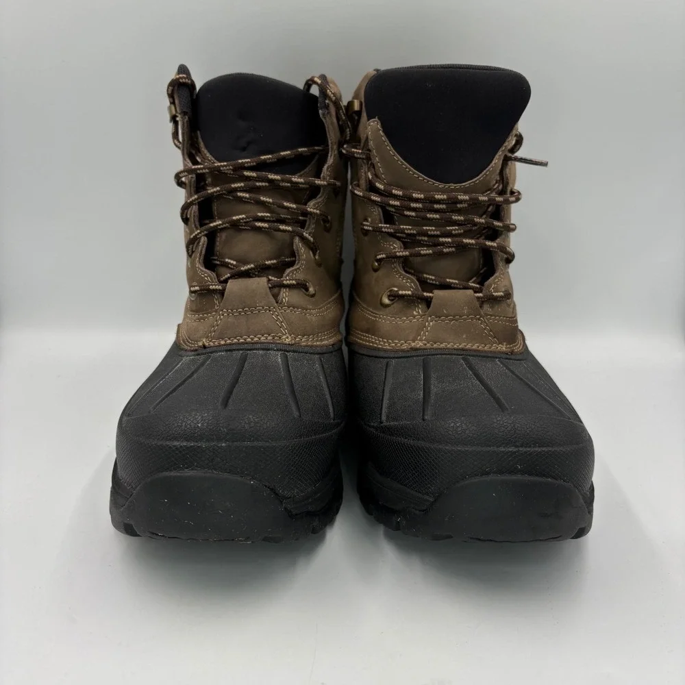 L.L. Bean Tek 2.5 Snow Boots Mens 13 Brown Good Waterproof PrimaLoft Insulated